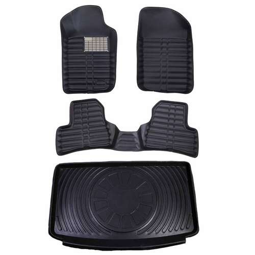  کفپوش سه بعدی خودرو مدل LS مناسب برای 206 هاچ بک به همراه کفپوش صندوق