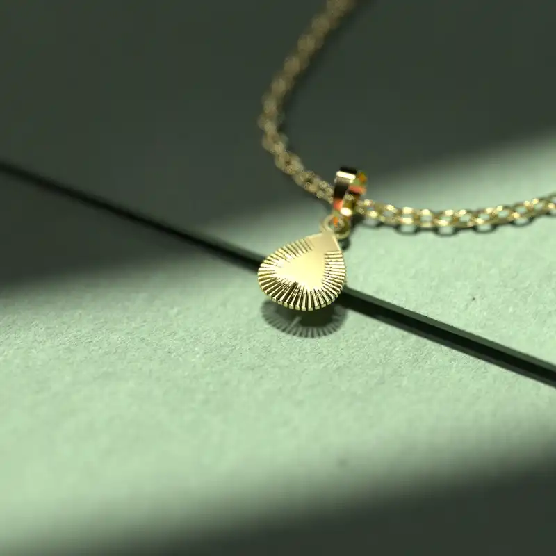 گردنبند طلا 18 عیار زنانه مدوپد مدل هندسی کد Z2-1-1197