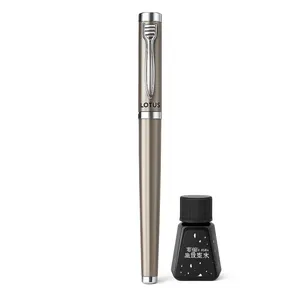 خودنویس لوتوس مدل Steel A کد NO.2 به همراه جوهر