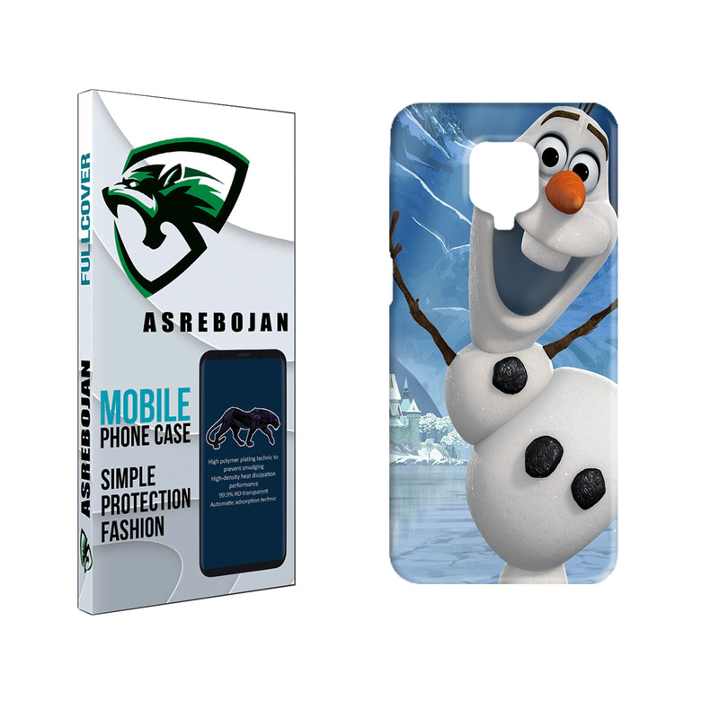 کاور عصر بوژان مدل آدم برفی کد 0177 مناسب برای گوشی موبایل شیائومی note 9 pro