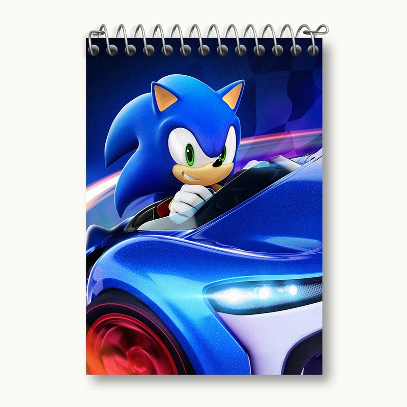 دفتر یادداشت 50 برگ خندالو مدل سونیک (Sonic) کد 37020