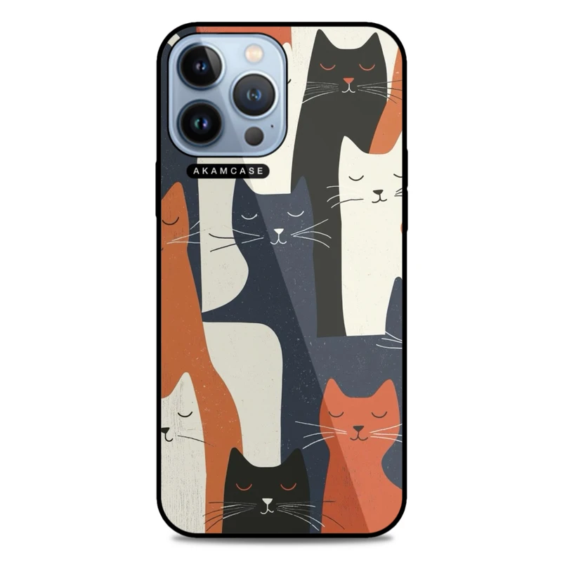 کاور آکام مدل AMC-WA13PROMAX-CATS-26 مناسب برای گوشی موبایل اپل iPhone 13 Pro Max