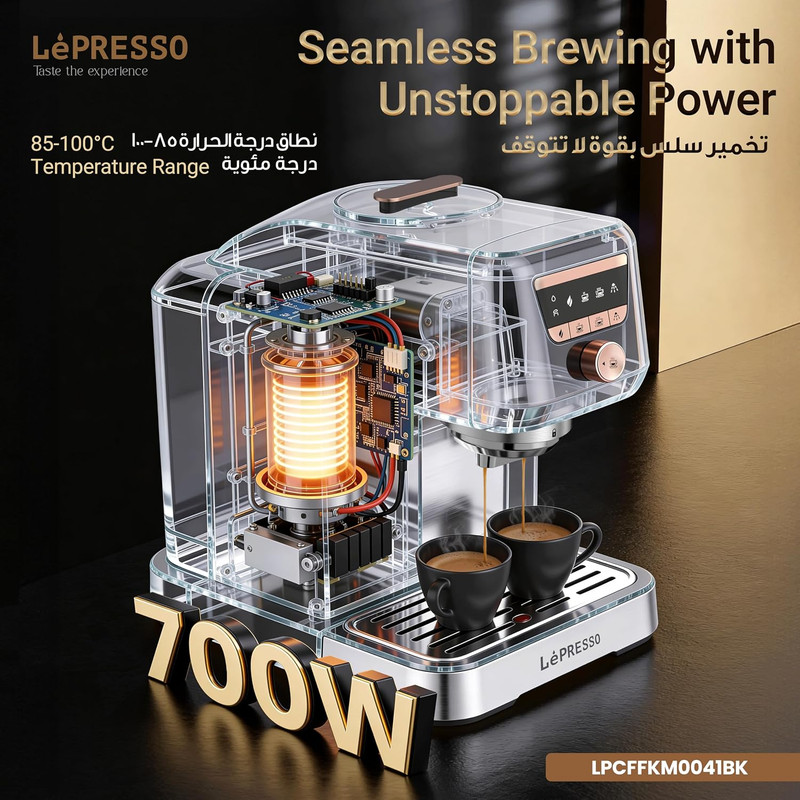 قهوه‌ساز اتوماتیک لپرسو مدل LPCFFKM0041BK