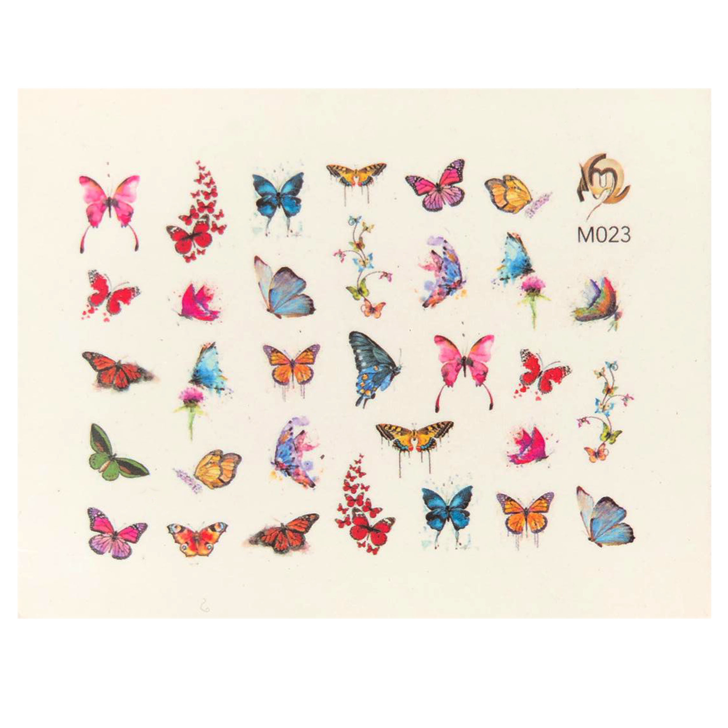 برچسب لنز ناخن کد M-023