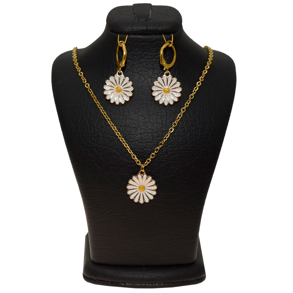 نیم ست زنانه دلنار گالری مدل بابونه مینیاتوری نیم ست زنانه دلنار گالری مدل بابونه مینیاتوری