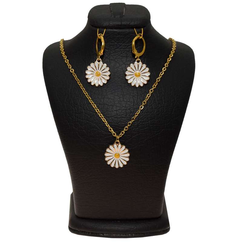 نیم ست زنانه دلنار گالری مدل بابونه مینیاتوری نیم ست زنانه دلنار گالری مدل بابونه مینیاتوری