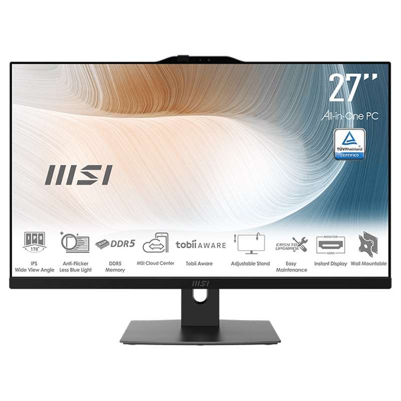 کامپیوتر همه کاره 27 اینچ ام اس آی مدل AM272P 1M-Core 3 100U-16GB DDR5-500GB SSD-IPS کامپیوتر همه کاره 27 اینچ ام اس آی مدل AM272P 1M-Core 3 100U-16GB DDR5-500GB SSD-IPS