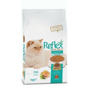 نقد و بررسی غذای خشک مخصوص گربه بالغ عقیم شده رفلکس مدل Sterilised وزن 3 کیلوگرم توسط خریداران