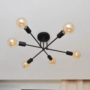 لوستر شش شعله مدل مدرن کد  S8