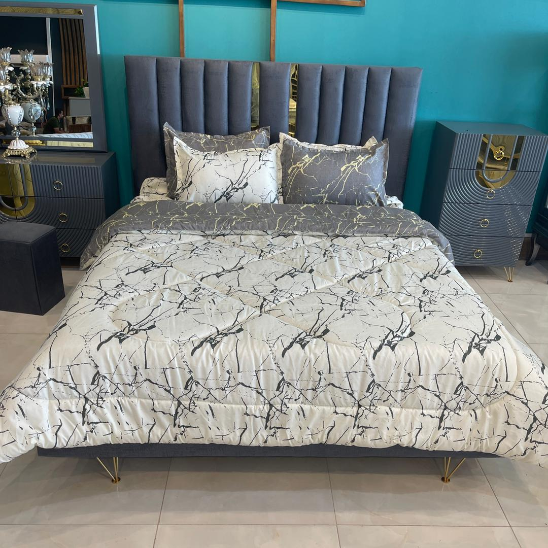 سرویس روتختی مدل مرمری دونفره 6 تکه