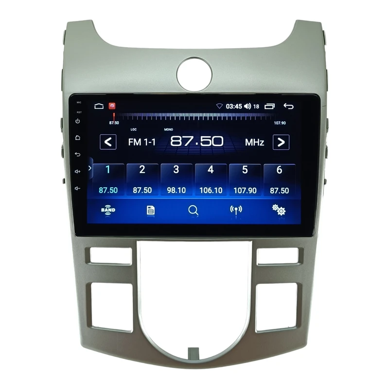 عکس شماره 5 : پخش کننده تصویری خودرو مدل اندروید golden24 مناسب برای کیا سراتو