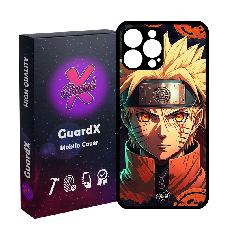 کاور گارد ایکس طرح ناروتو انیمه مدل Glass10623 مناسب برای گوشی موبایل اپل iPhone 13 Pro Max