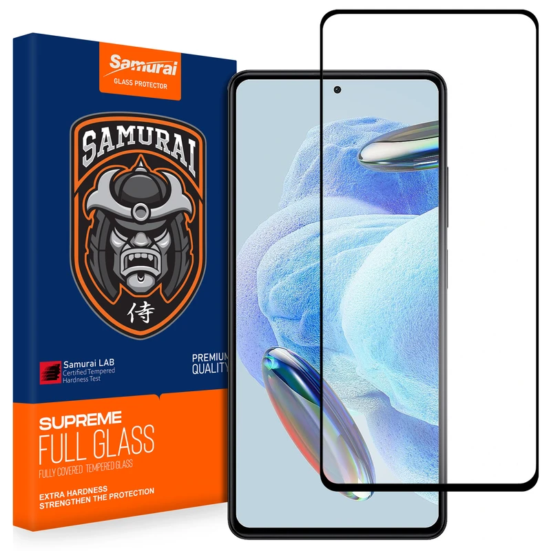 محافظ صفحه نمایش شیشه ای سامورایی مدل ovglass مناسب برای گوشی موبایل شیائومی Redmi Note 12 Pro 5G 