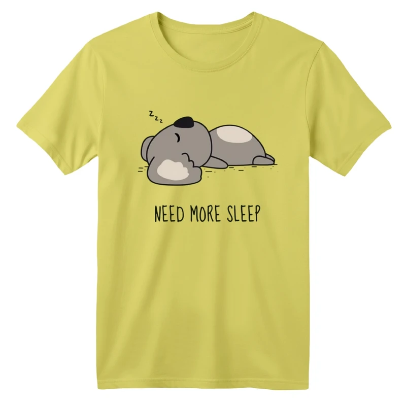 تی شرت آستین کوتاه بچگانه مدل کوالا خوابیده