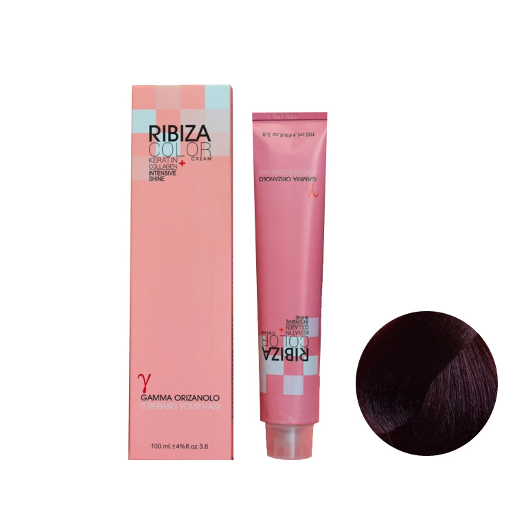 رنگ مو ریبیزا شماره 5.68 حجم 100 میلی لیتر رنگ بلوطی قرمز