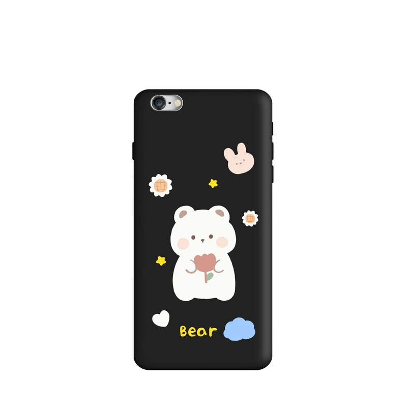کاور قاب گارد طرح خرس کیوت کد t6806 مناسب برای گوشی موبایل اپل iphone SE 2020 / SE 2022