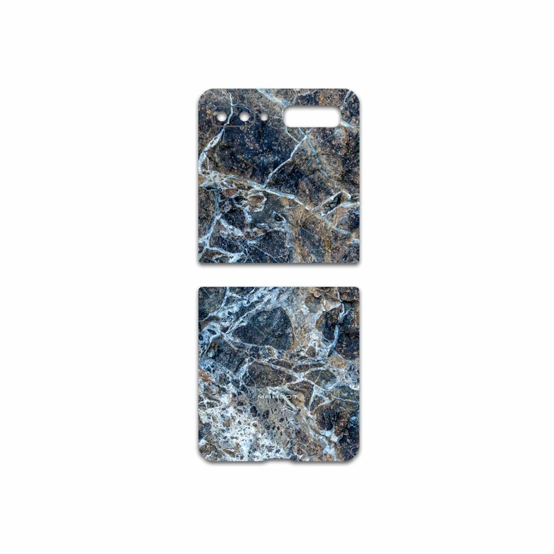 برچسب پوششی ماهوت مدل Earth-White-Marble مناسب برای گوشی موبایل سامسونگ Galaxy Z Flip