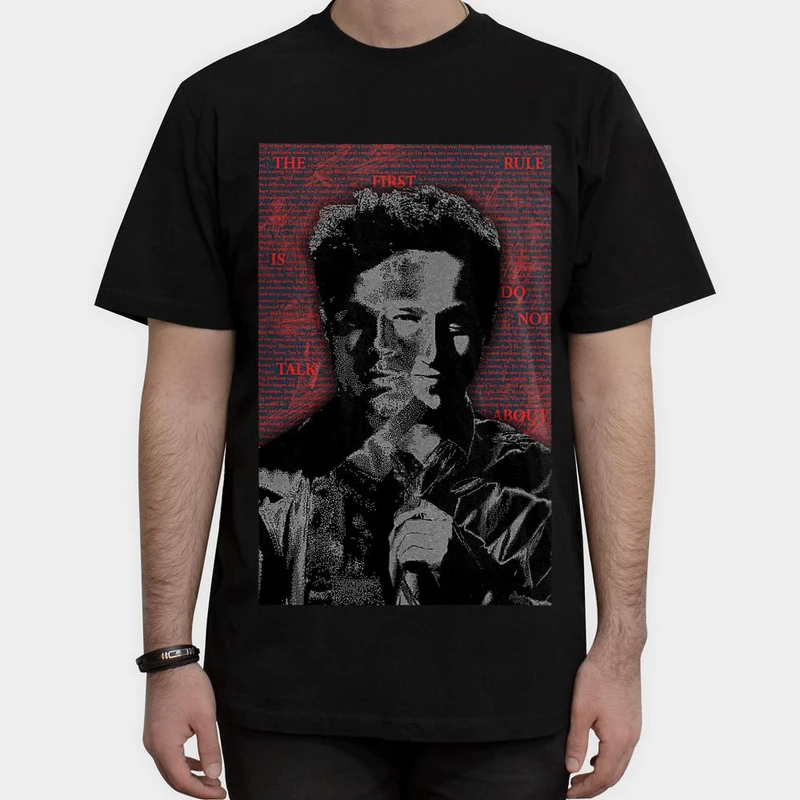 تیشرت آستین کوتاه مردانه مدل فیلم فایت کلاب