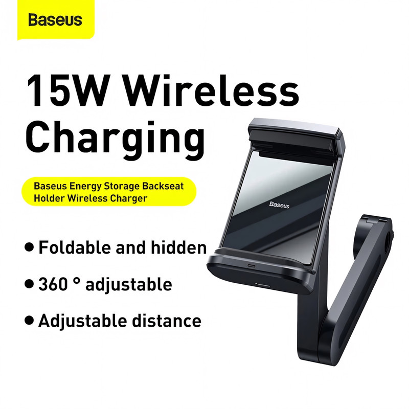 پایه نگهدارنده و شارژر بی سیم گوشی موبایل بیسوس مدل B-WZ01