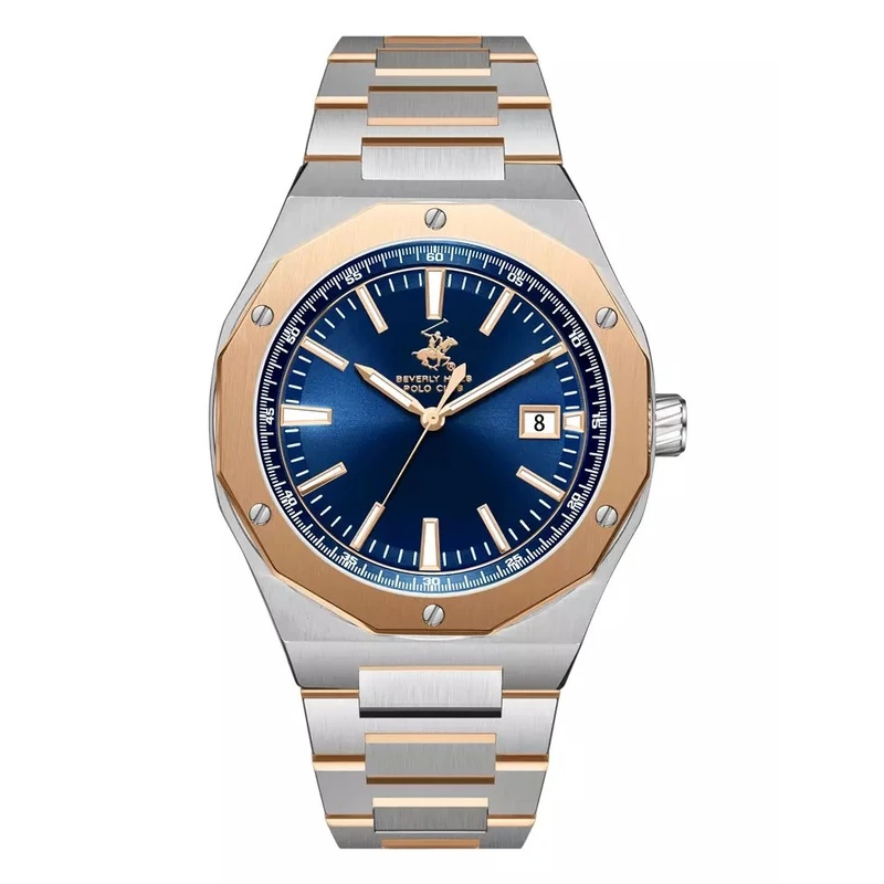 ساعت مچی عقربه‌ای کوارتز مردانه بورلی هیلز پولو کلاب مدل bp3788x.590
