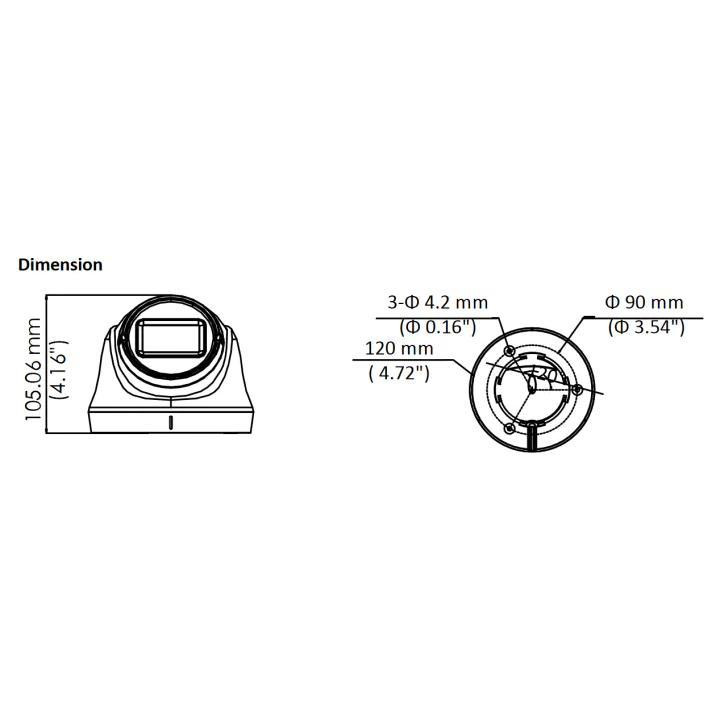 دوربین مداربسته آنالوگ هایلوک مدل THC-T340-VF