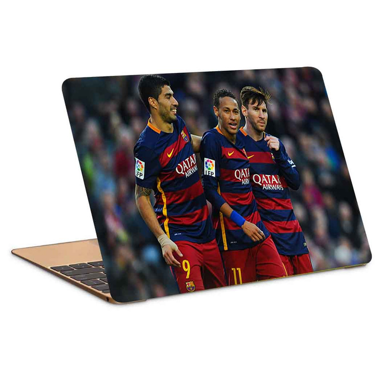 استیکر لپ تاپ طرح Messi Neymar Suarezکد c-571مناسب برای لپ تاپ 15.6 اینچ