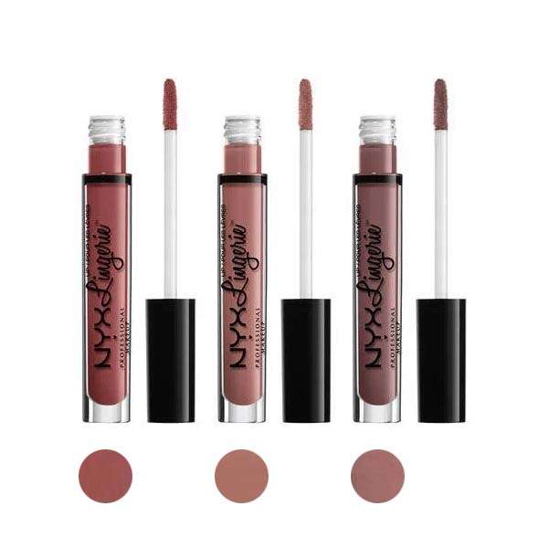 رژ لب مایع نیکس مدل Diamond and Ice بسته 3 عددی