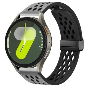 sprig Nk Leather magnet strap suitable For Samsung Galaxy Watch 6 40mm / 6 44mm / 6 classic 43mm / 6 classic 47mm