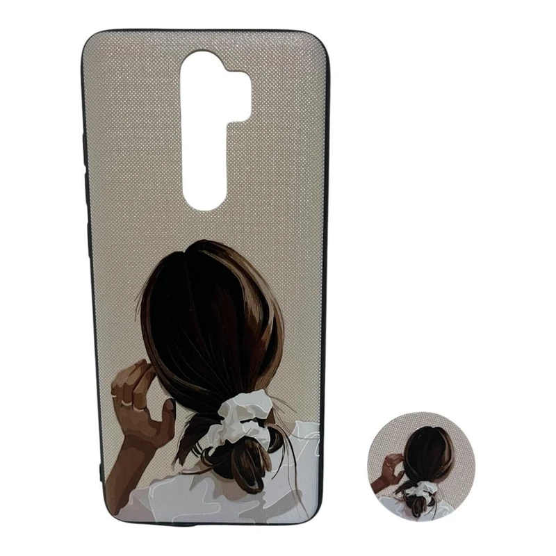 کاور مدل EL کد IU مناسب برای گوشی موبایل شیائومی REDMI NOTE 8 PRO به همراه پاپ سوکت