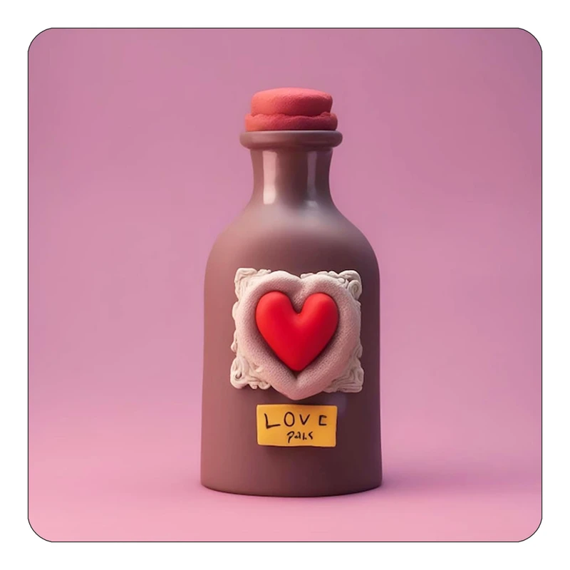 مگنت کاکتی طرح عاشقانه مدل mp36598