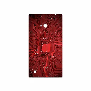 MAHOOT Red Printed Circuit Board Cover Sticker for Nokia Lumia 720
