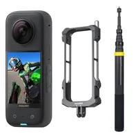 دوربین فیلم برداری ورزشی اینستا 360 مدل insta360 x3 به همراه فریم و منوپاد