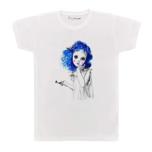 تی شرت بچگانه پرمانه طرح کورالین کد pmt.4803