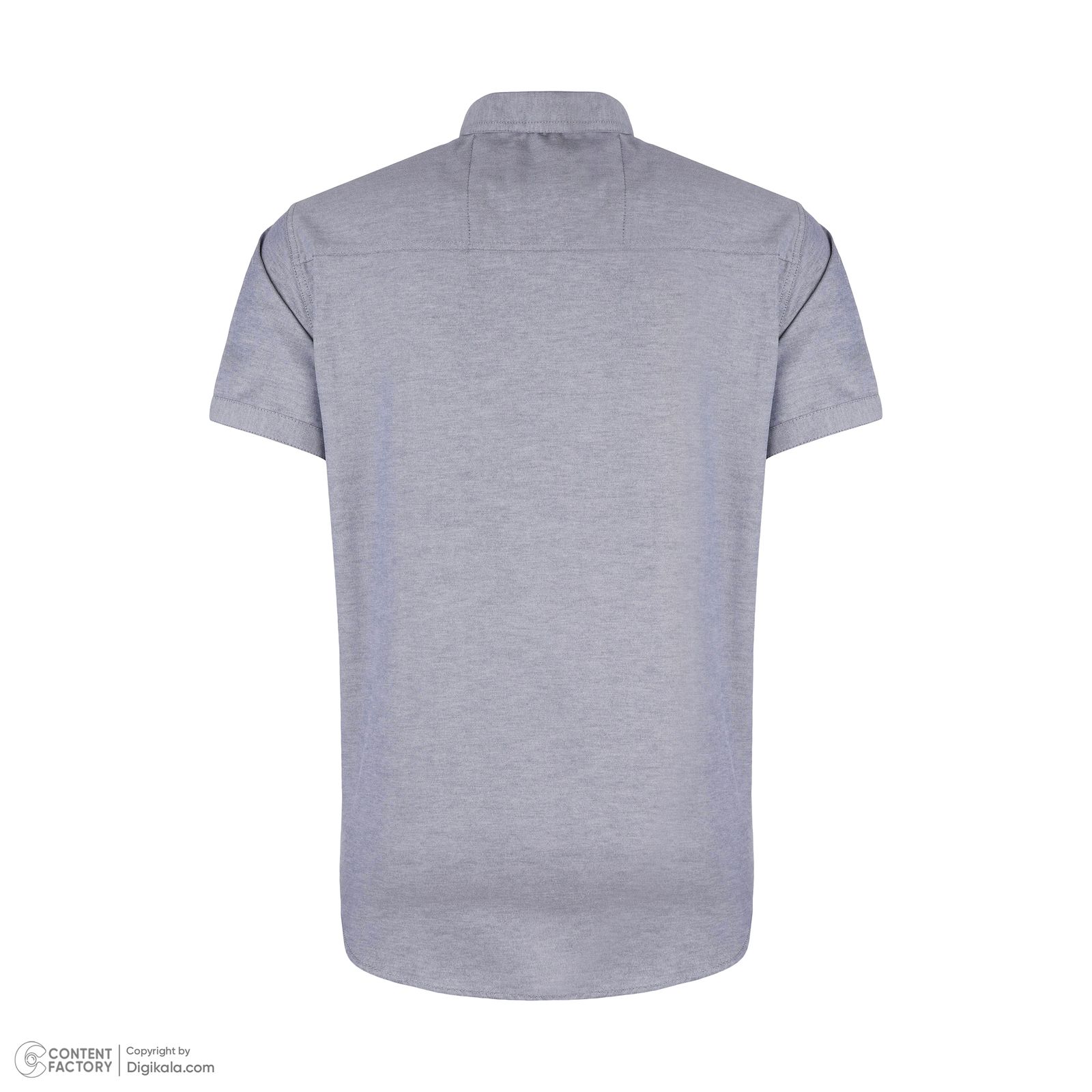 پیراهن آستین کوتاه مردانه باینت مدل 2261722 رنگ طوسی -  - 4