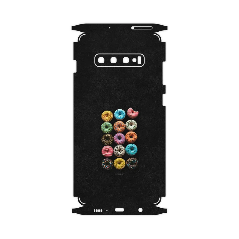 برچسب پوششی ماهوت مدل Doughnut-FullSkin مناسب برای گوشی موبایل سامسونگ Galaxy S10 Plus