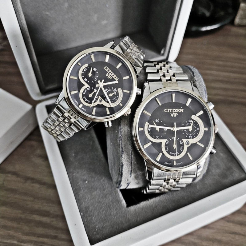 ست ساعت مچی عقربه ای زنانه و مردانه مدل Cit 07