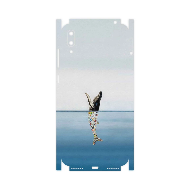 برچسب پوششی ماهوت مدل Collage of Sea Trash-FullSkin مناسب برای گوشی موبایل هوآوی Y7 Pro 2019