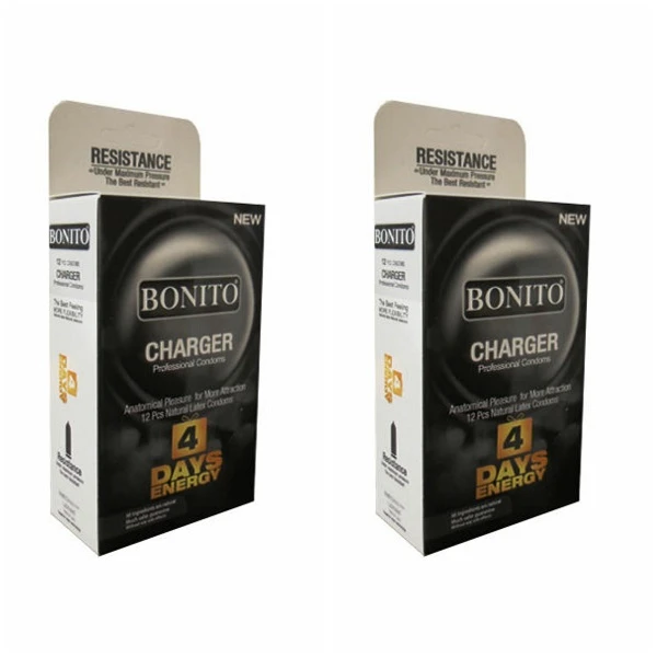 کاندوم بونیتو مدل CHARGER مجموعه 2 عددی