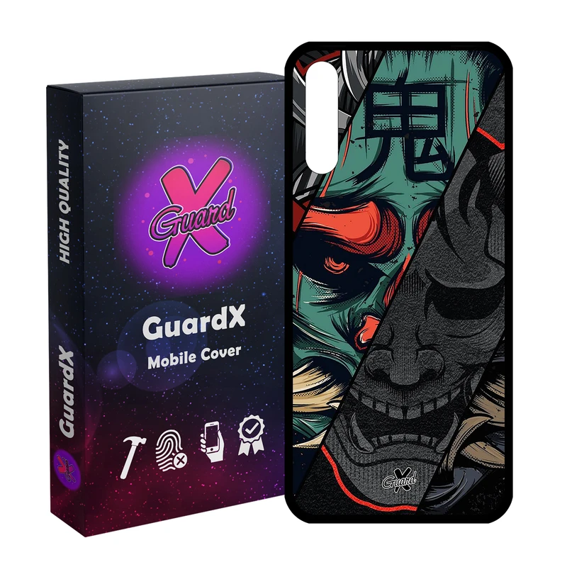 کاور گارد ایکس طرح سامورایی مدل Glass10529 مناسب برای گوشی موبایل سامسونگ Galaxy A30s/A50/A50s