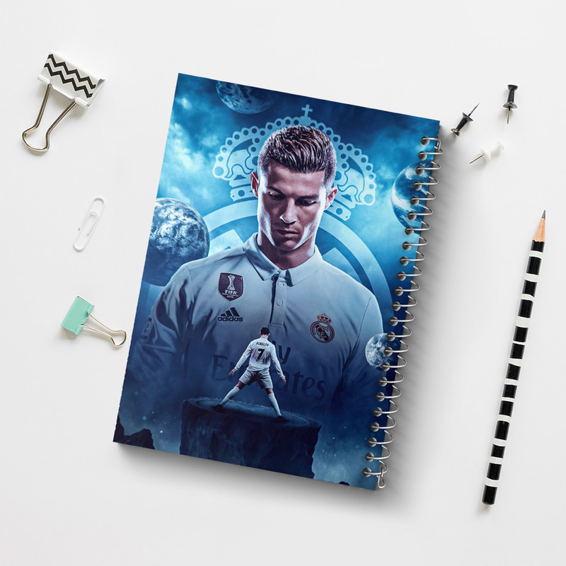 دفتر نقاشی 50 برگ خندالو طرح کریستیانو رونالدو کد N51