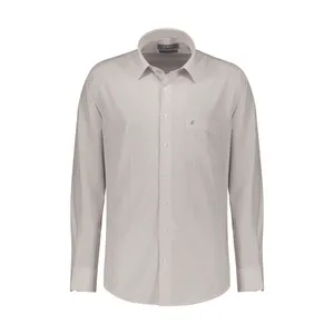 پیراهن آستین بلند مردانه ال سی من مدل 02181290-gray 402