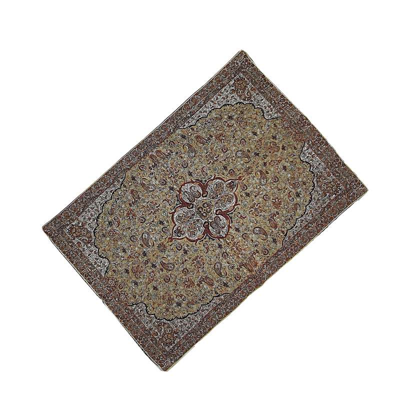 رومیزی ترمه مدل نسترن کد BW70