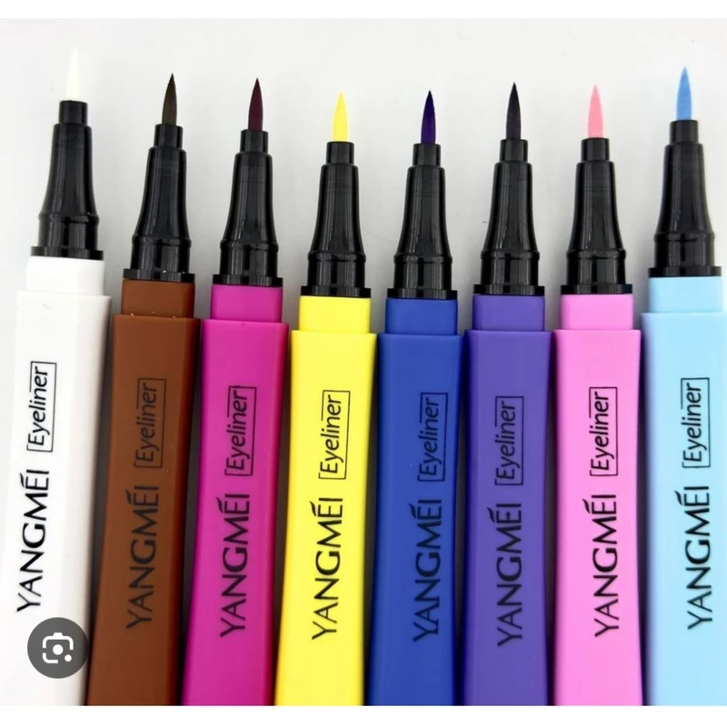 عکس شماره 2 : خط چشم یانگمی مدل رنگی بسته 8 عددی