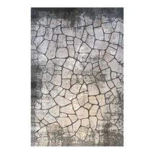   فرش ماشینی آرمانی کد 2009 زمینه طوسی
