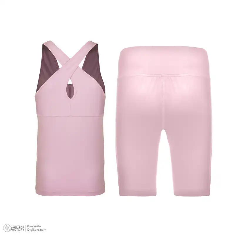 ست تاپ و شلوارک ورزشی زنانه مدل T1030