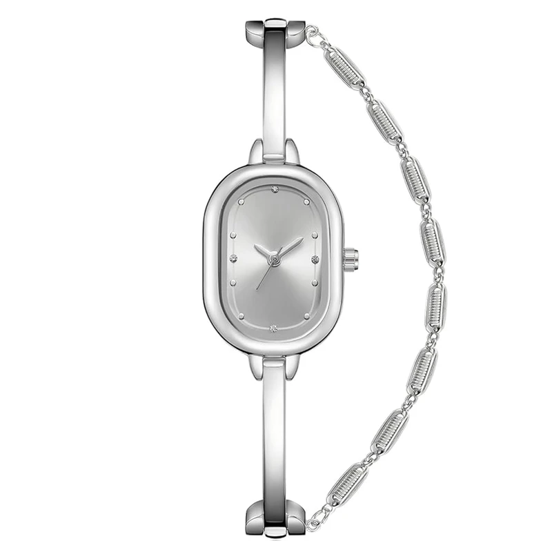 ساعت مچی عقربه‌ای کوارتز زنانه مدل دستبندی ظریف کد 164A