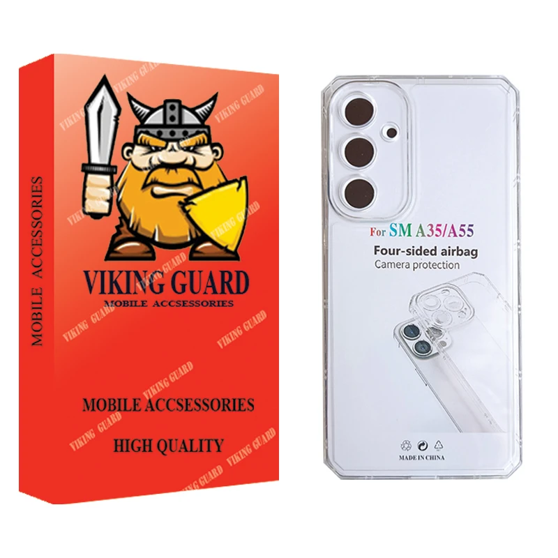 کاور وایکینگ گارد مدل ژله ای مناسب برای گوشی موبایل سامسونگ Galaxy A35