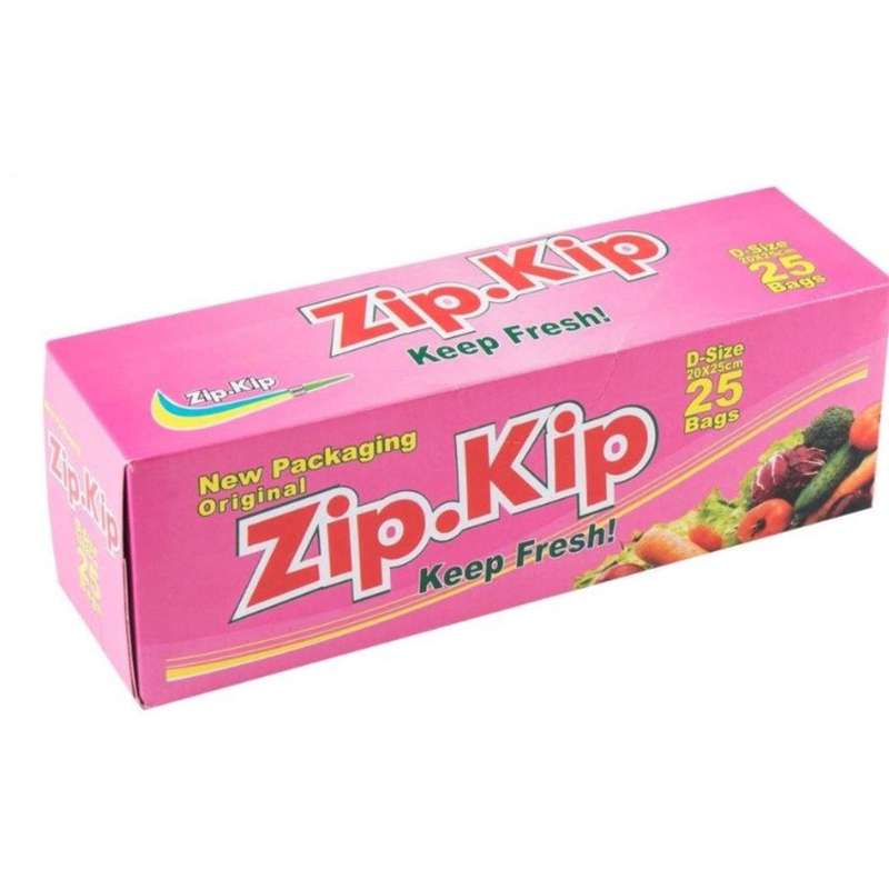 کیسه زیپ دار زیپ کیپ مدل 25x20 بسته 25 عددی
