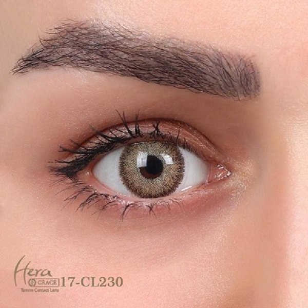 لنز چشم گریس هرا شماره 17 مدل RZA 320 رنگ سبز عسلی