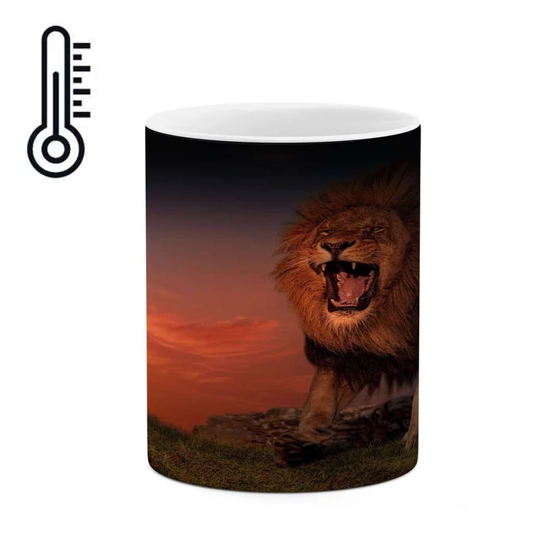 ماگ حرارتی کاکتی مدل شیر کد mgh17221